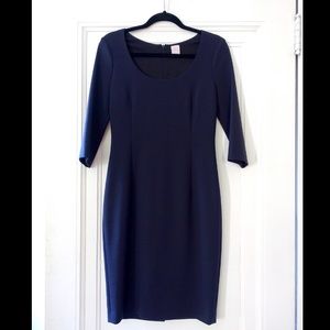 Ann Mashburn Navy Fitted Dress